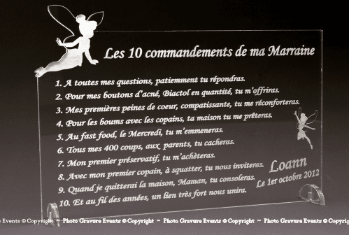 Mission De Parrain Et Marraine Accomplir Chacun Des 10 Commandements