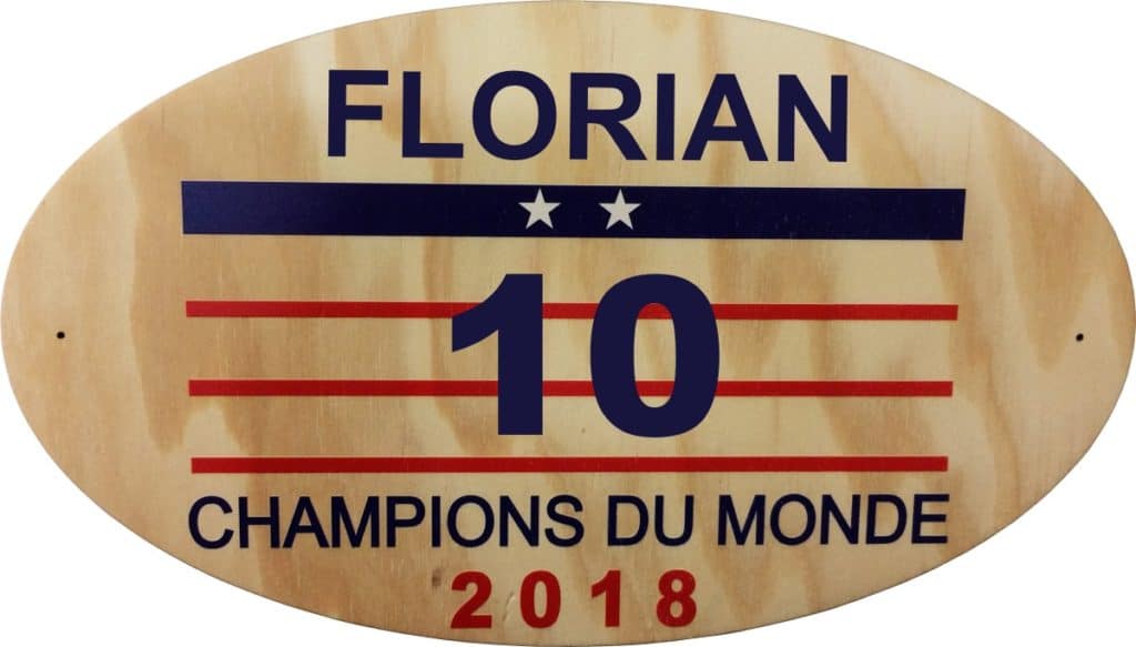 Police d/éco enfant /& b/éb/é Pq Porte 4 Le pr/énom de la plaque en bois est personnalisable D/écoration de Porte en bois pour une Chambre denfant cadeau de naissance personnalis/é